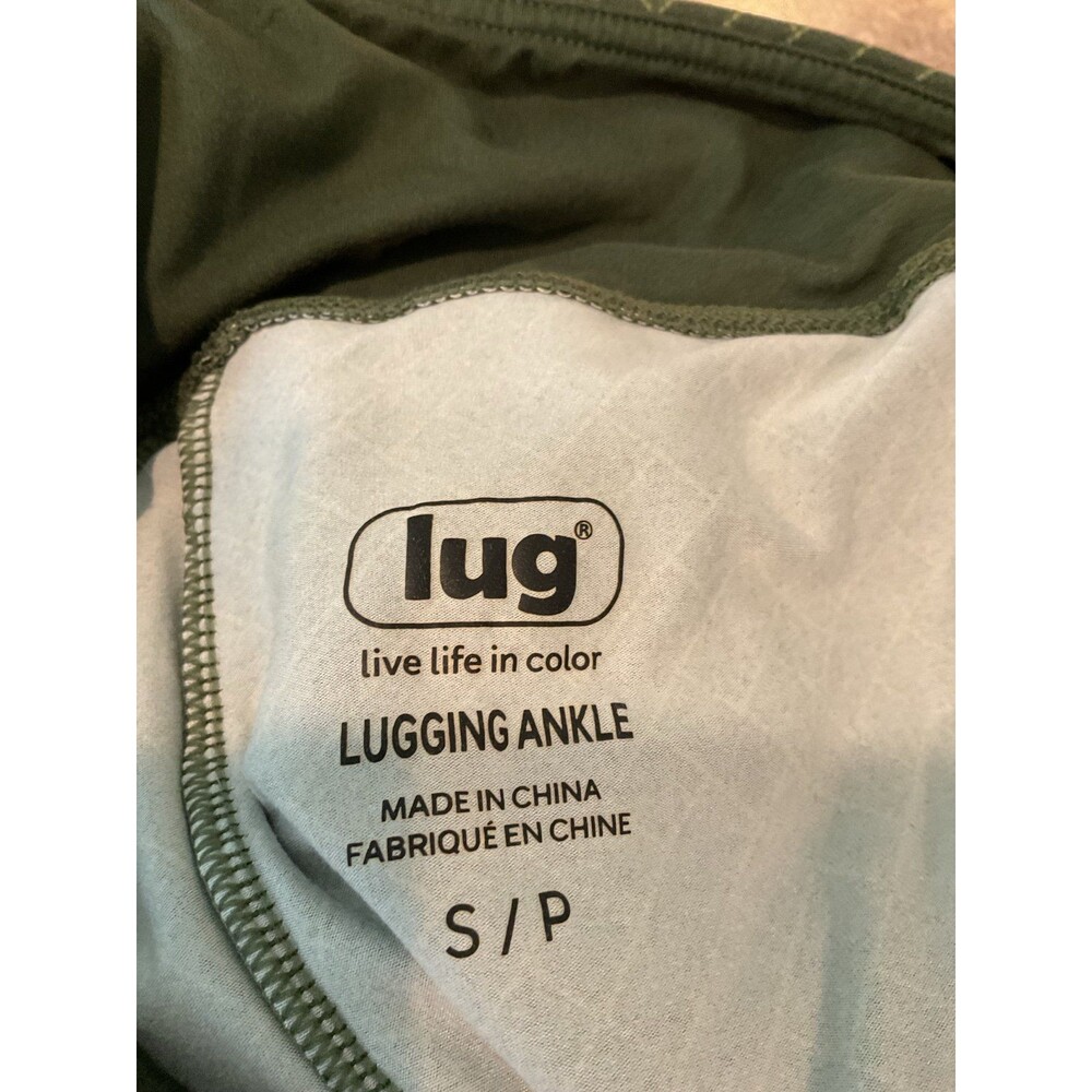 EUC Lug Ankle/Full Length Leggings/Luggings Olive Green Small - Picture 2 of 4